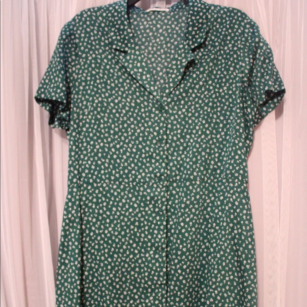 Reformation button up dress